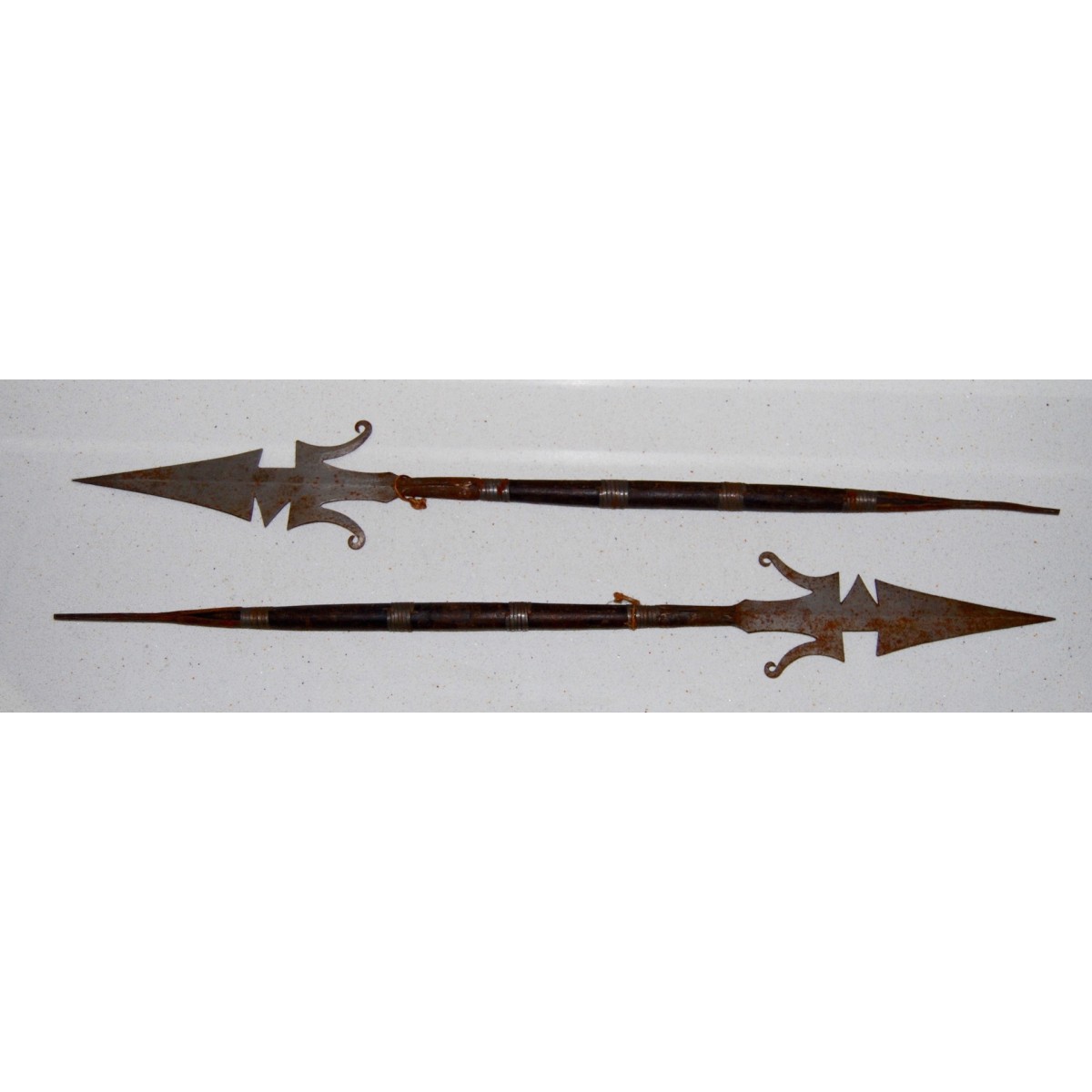 Pair of ceremonial African arrows