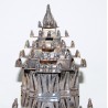 Templo hinduista realizado en filigrana de plata