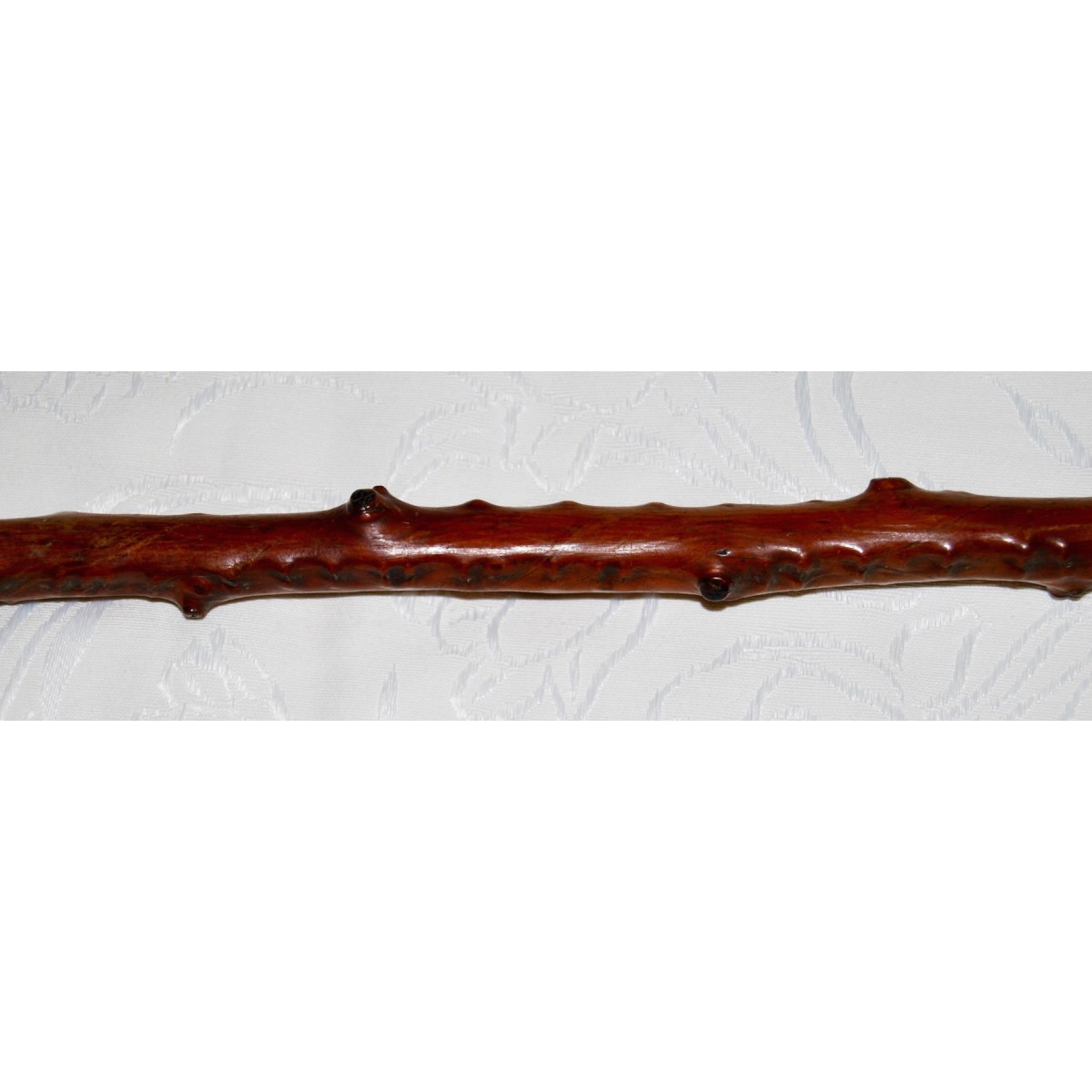 rosewood walking stick, 19th
