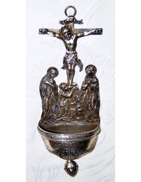 Benditera de plata del siglo XIX.