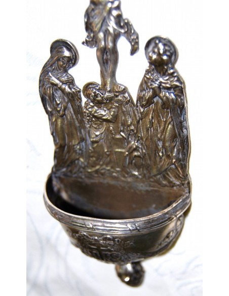 Benditera de plata del siglo XIX.