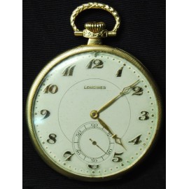 Longines, reloj de bolsillo de oro 18K 