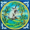 Tile "Hare" of the late eighteenth century, Talavera de la Reina (Toledo -Spain)