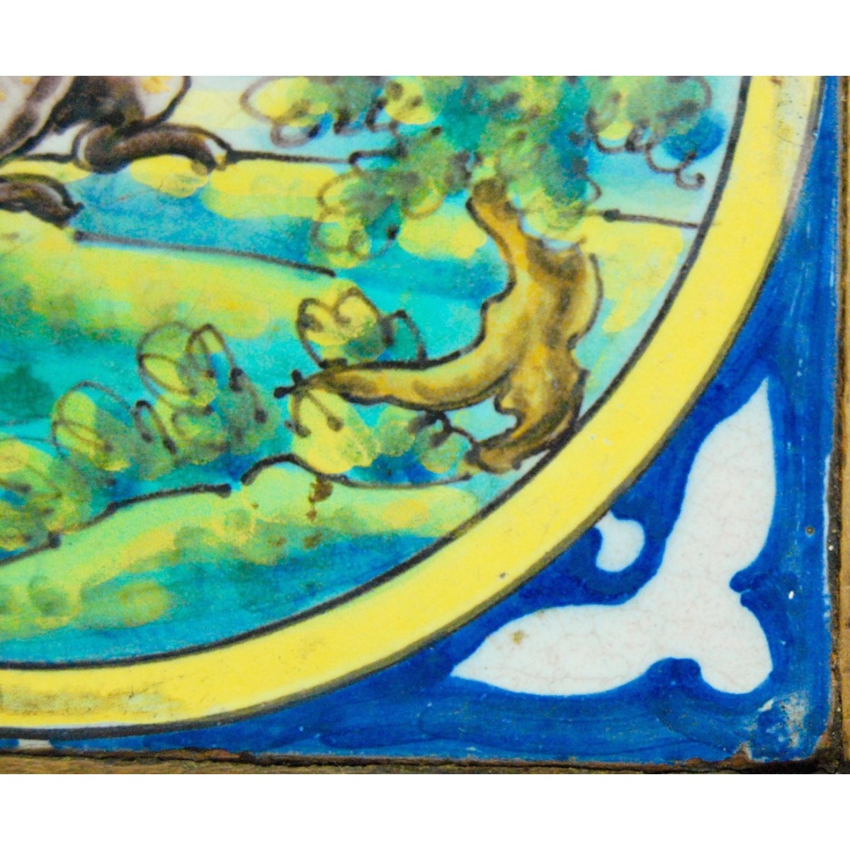 Azulejo “Liebre”, siglo XVIII, Talavera de la Reina.