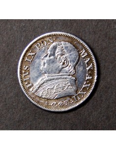 Moneta di 10 soldi, del 1867, stato pontificio 2