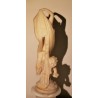 Escultura de alabastro, “Mujer desnuda con putti”