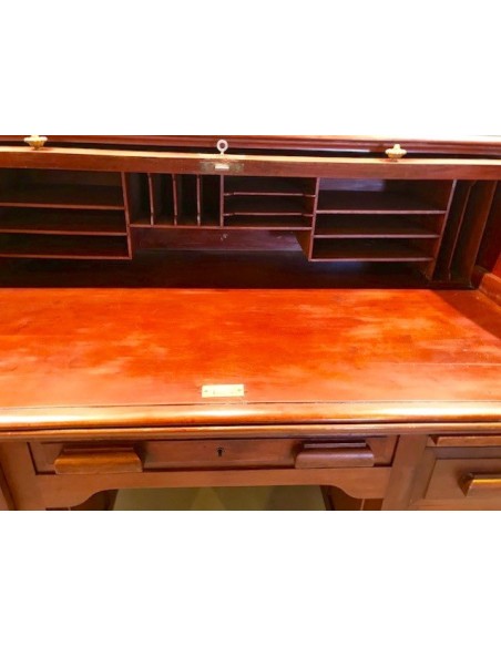 Escritorio bureau de caoba de los años 1930 