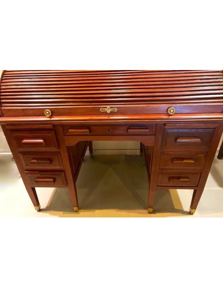 Escritorio bureau de caoba de los años 1930 