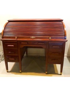 Escritorio bureau de caoba de los años 1930  2