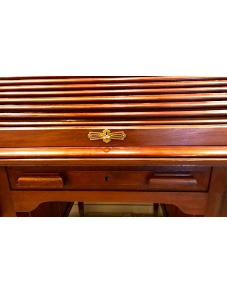 Escritorio bureau de caoba de los años 1930 