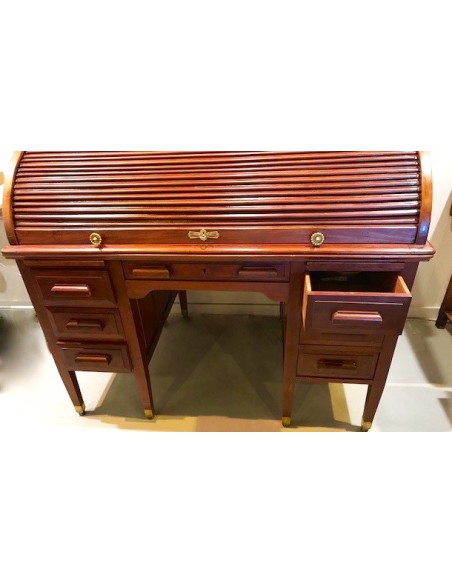 Escritorio bureau de caoba de los años 1930 