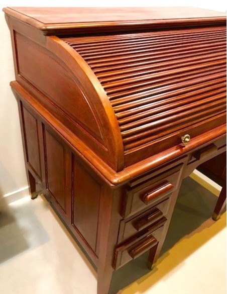 Escritorio bureau de caoba de los años 1930 