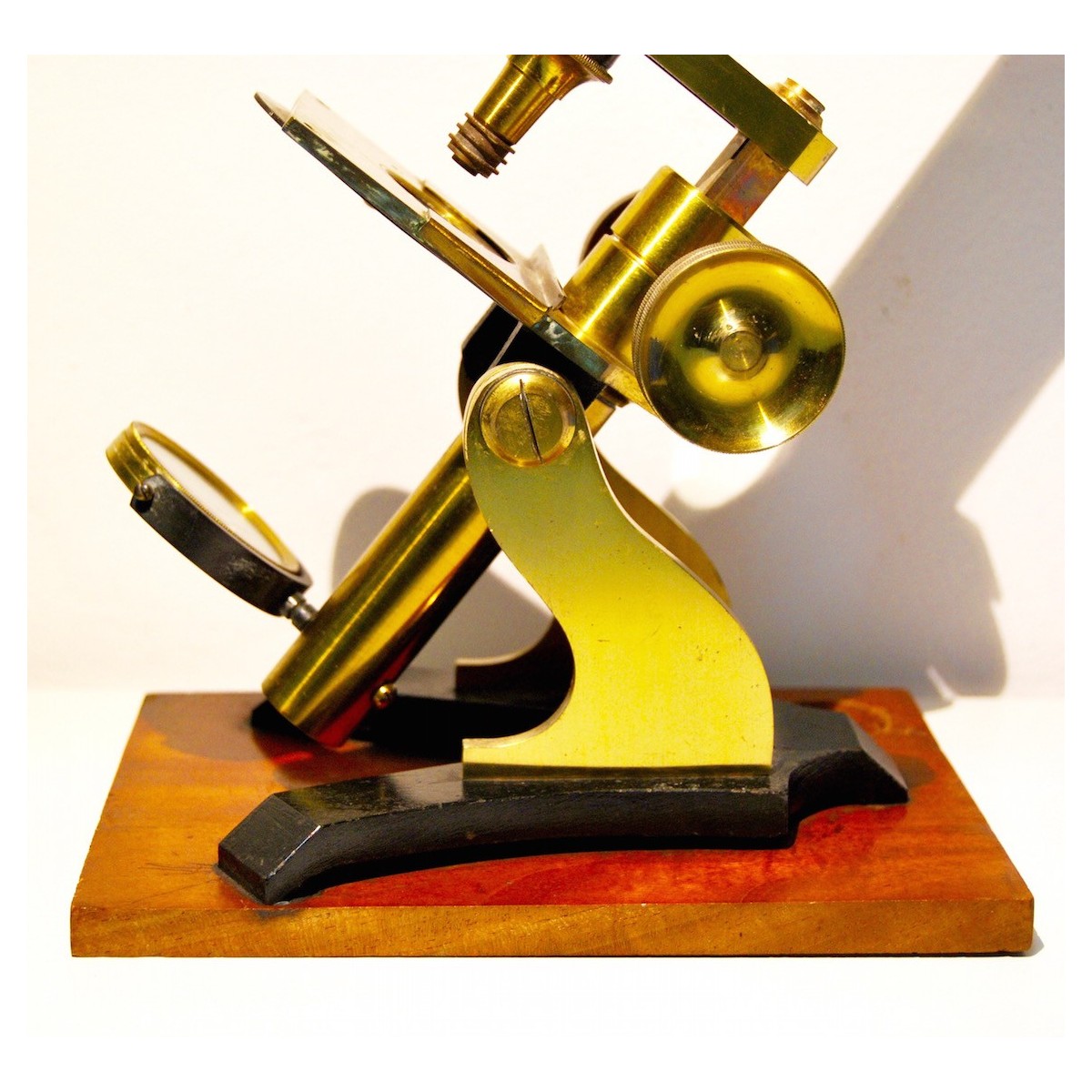 Microscopio inglés del siglo XIX 