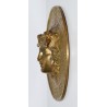 Medaglia di bronzo, fine 800, volto di Medusa