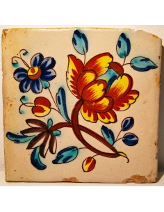 Azulejo valenciano del siglo XVIII  2