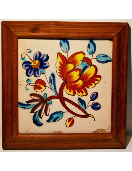 Azulejo valenciano del siglo XVIII 