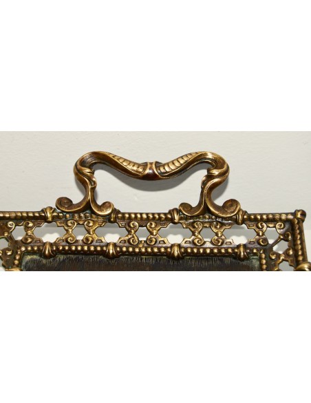 Escribanía de bronce del siglo XIX.