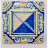 Azulejo valenciano del siglo XVII