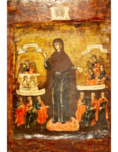 Icona rusa del siglo XVIII, Virgen 2