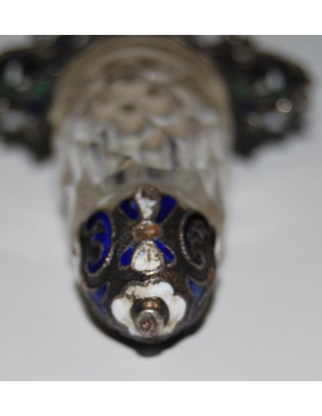 Colgante frasco de perfume finales del siglo XIX