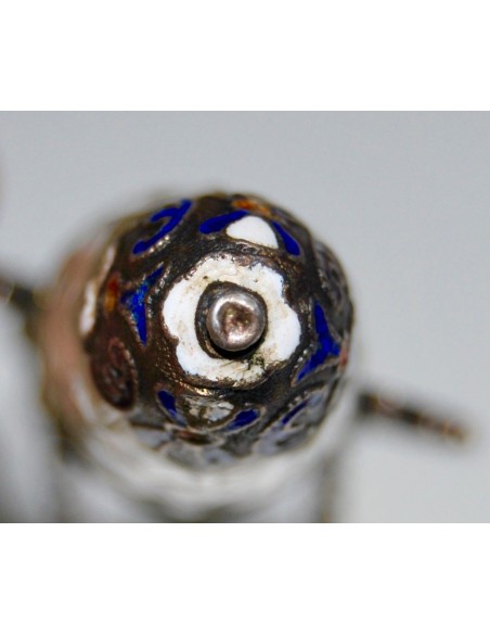 Colgante frasco de perfume finales del siglo XIX