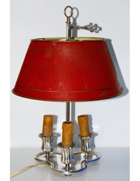 Lampara bouillottte de mesa, 1910-1930