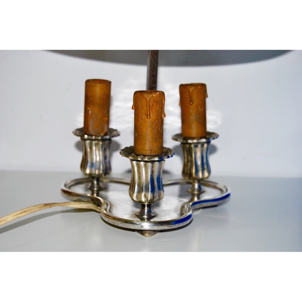 Lampara bouillottte de mesa, 1910-1930