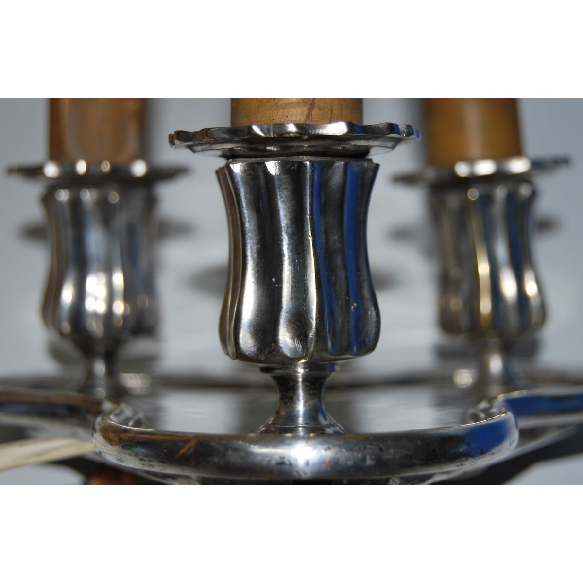 Lampara bouillottte de mesa, 1910-1930