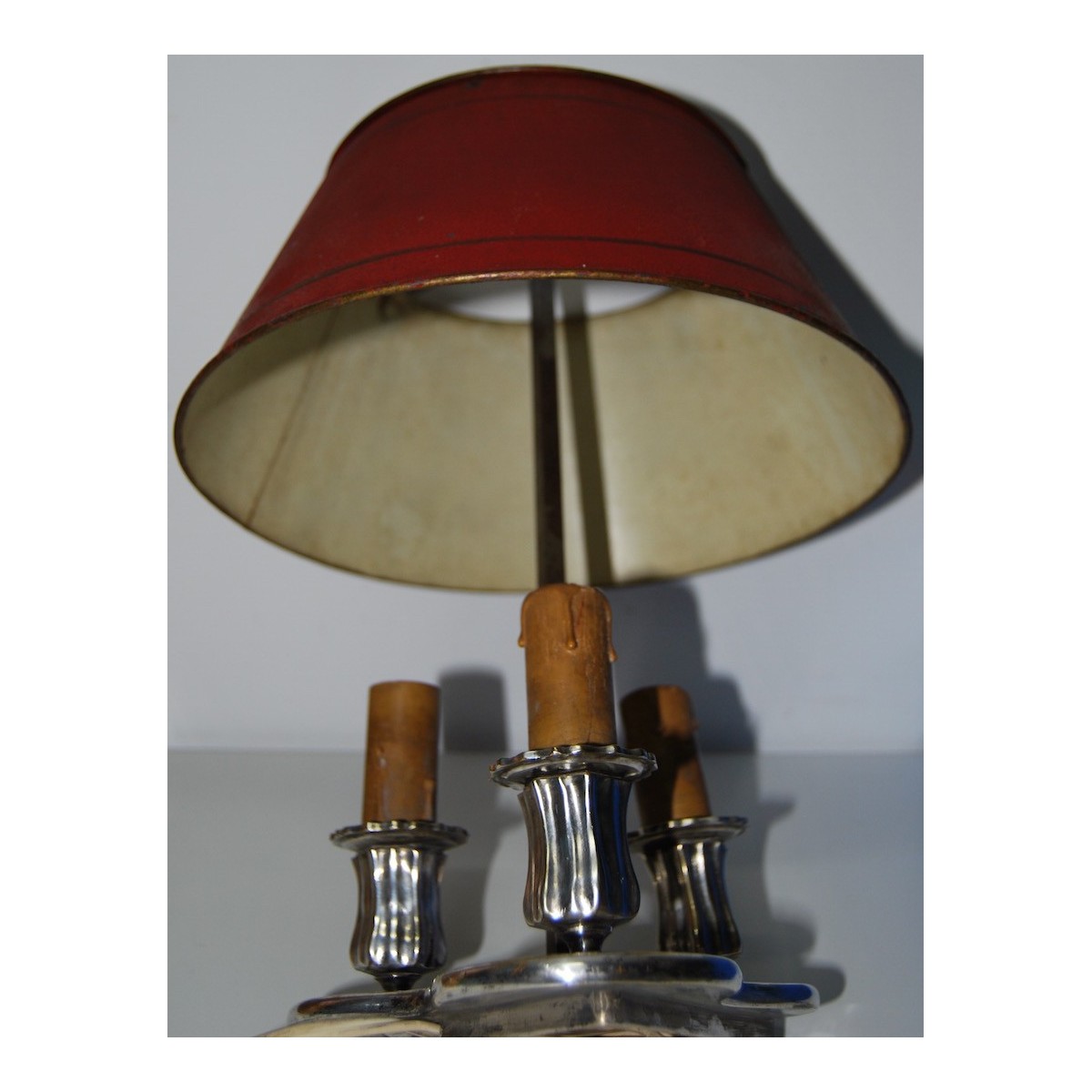 Lampara bouillottte de mesa, 1910-1930