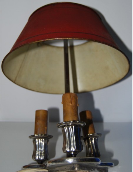 Lampara bouillottte de mesa, 1910-1930