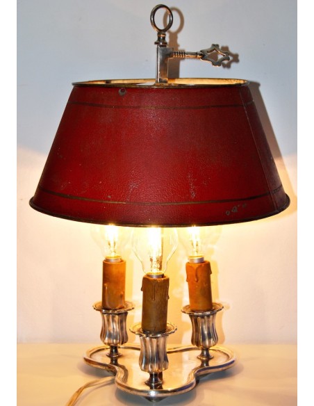 Lampara bouillottte de mesa, 1910-1930