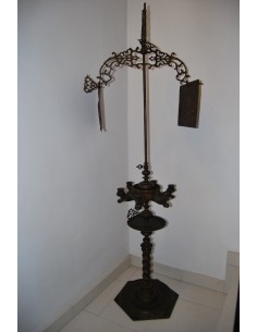 Grande lampara de aceite de bronce 2