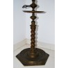 Large and rare oil bronze lamp