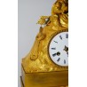 Reloj de mesa, bronce dorado del siglo XIX