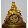 Pendulum clock gilt bronze 19th