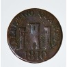 Two quartos coin 1810 Gibraltar