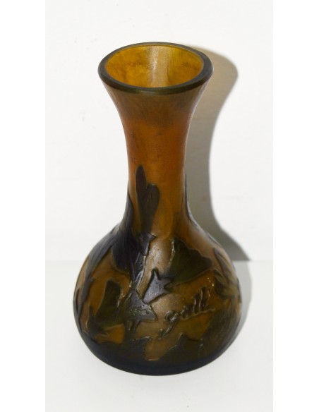 Jarrón Émile Gallé, 1890 circa