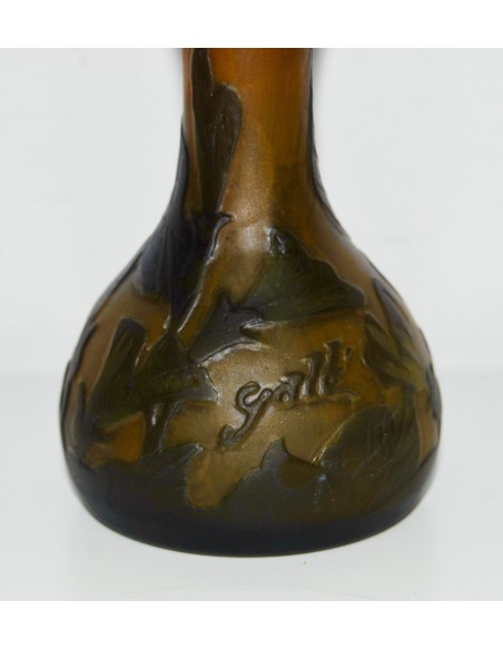 Jarrón Émile Gallé, 1890 circa