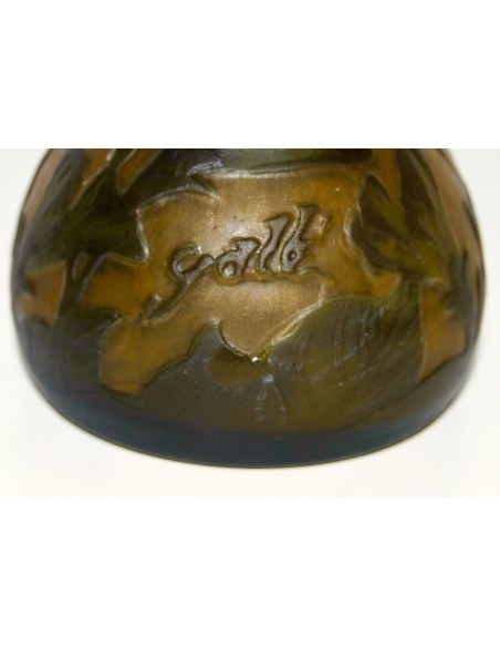 Jarrón Émile Gallé, 1890 circa