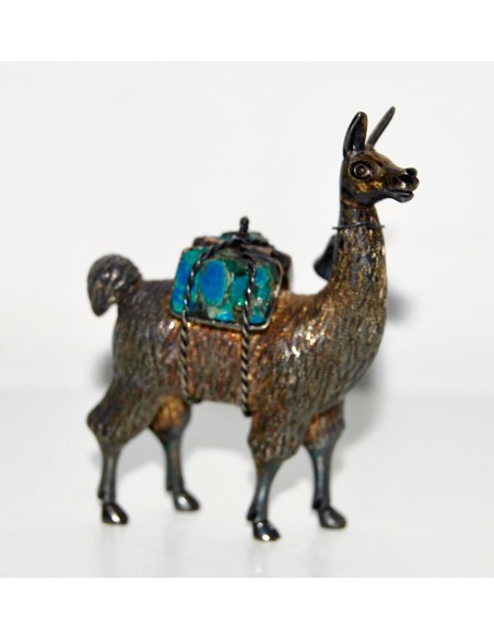 Escultura de lama de plata