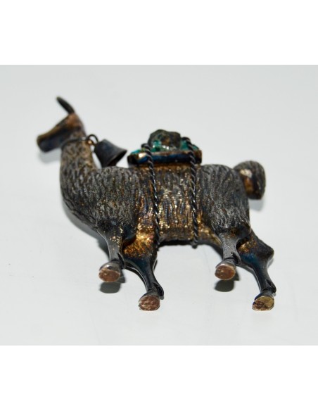 Escultura de lama de plata