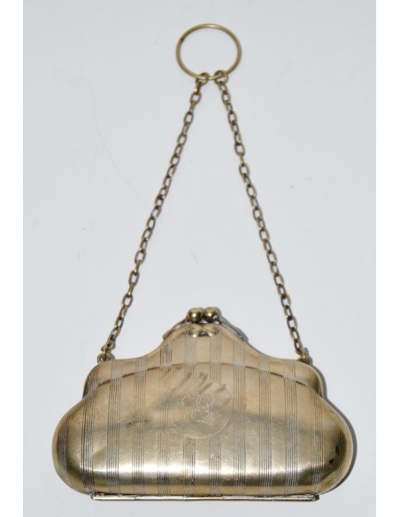 Antique sterling silver purse