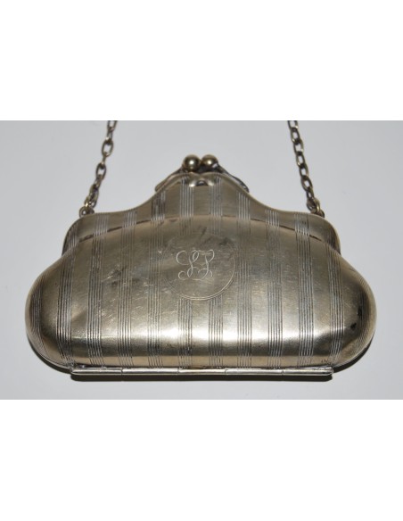 Antique sterling silver purse