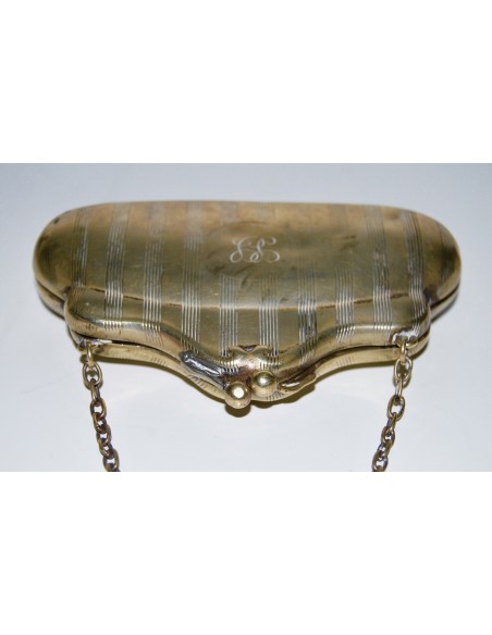 Antique sterling silver purse