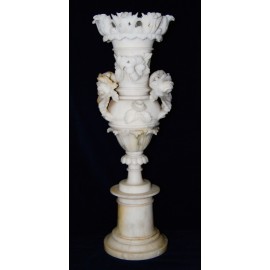 Finely sculpted alabaster