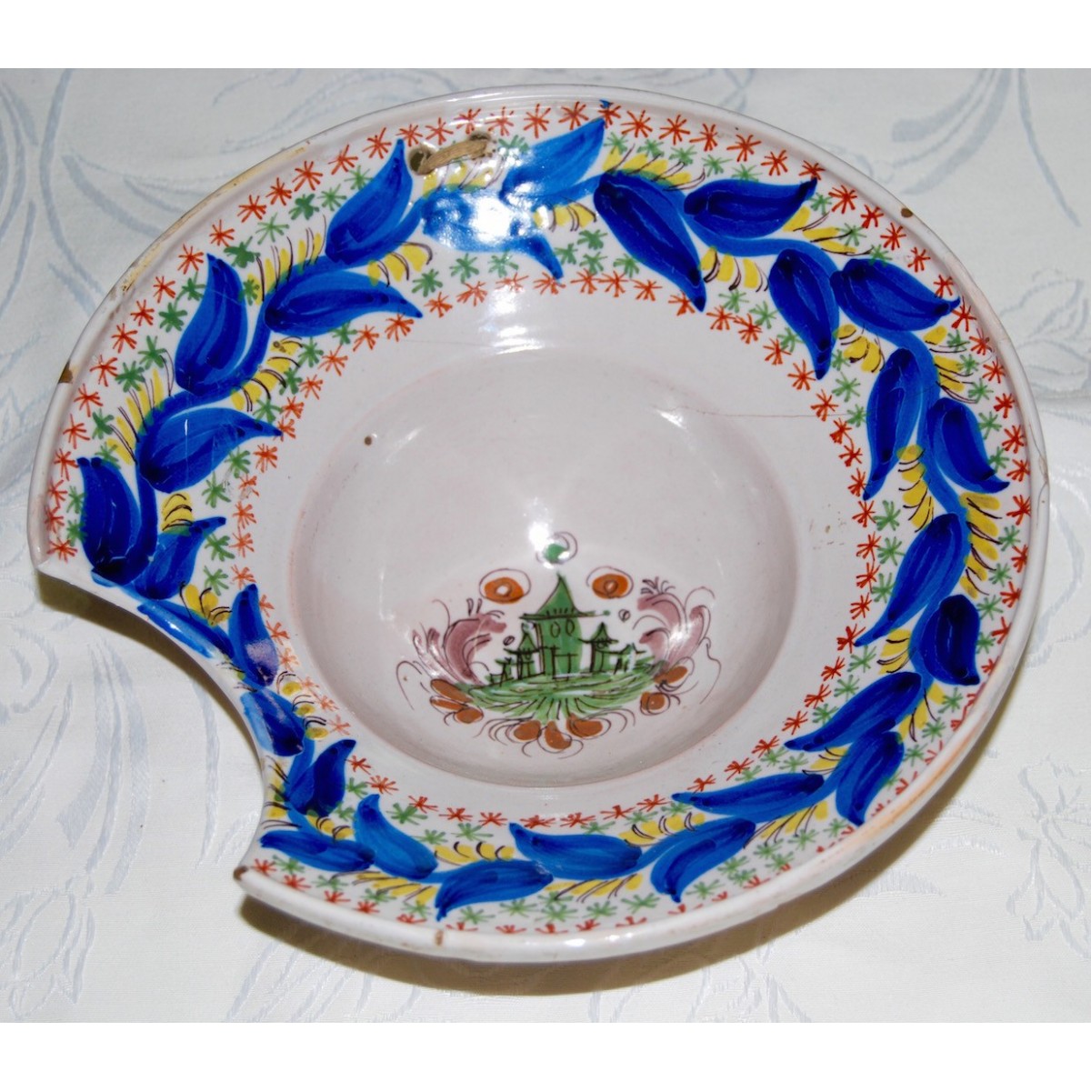 Vacía de barbero del siglo XIX.