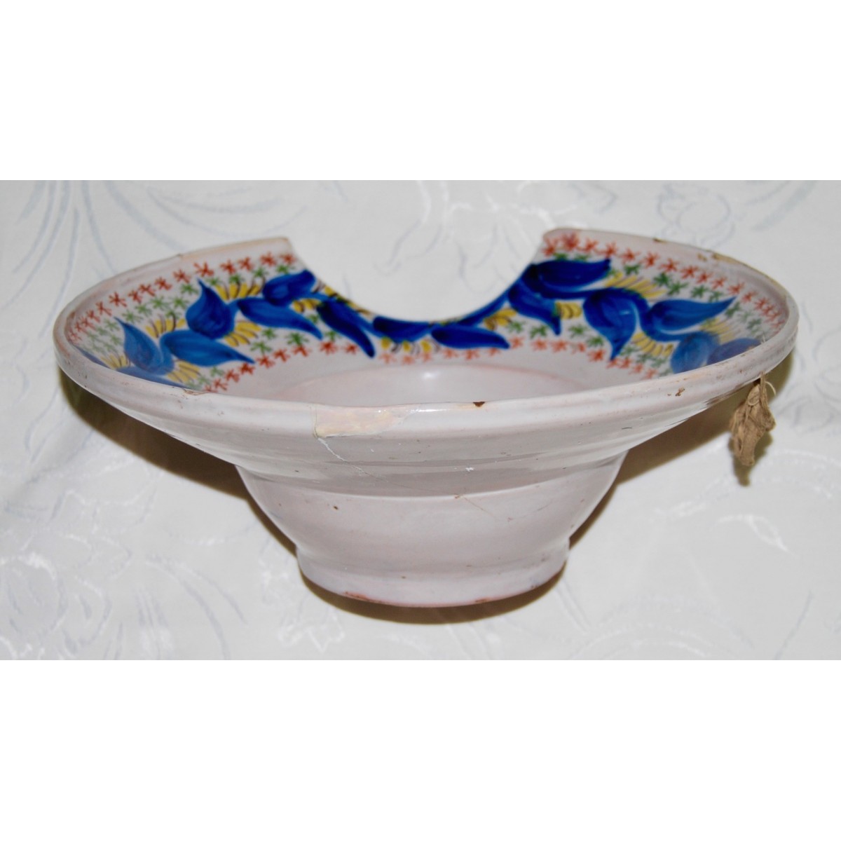 Vacía de barbero del siglo XIX.