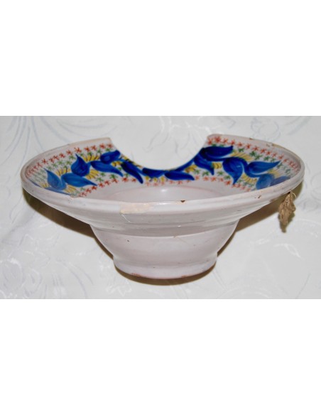 Vacía de barbero del siglo XIX.