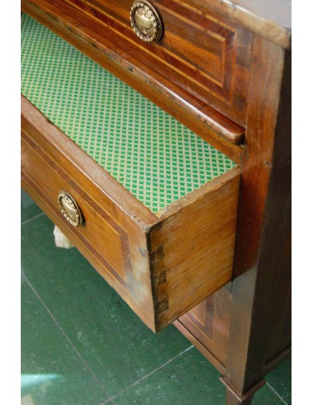 Cómoda escritorio italiana del siglo XVIII