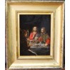“Cena de Émaus”, óleo sobre cobre del siglo XVII